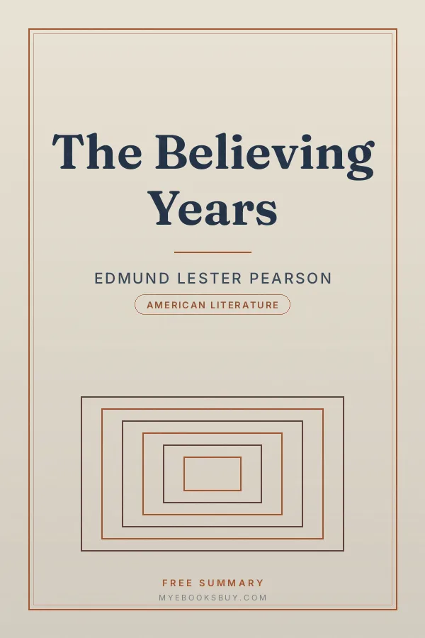 Cover of The Believing Years