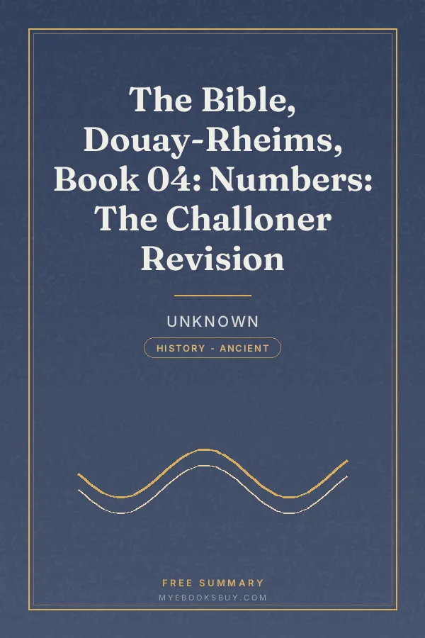 Cover of The Bible, Douay-Rheims, Book 04: Numbers: The Challoner Revision
