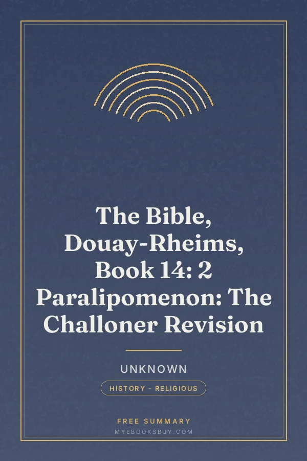 Cover of The Bible, Douay-Rheims, Book 14: 2 Paralipomenon: The Challoner Revision