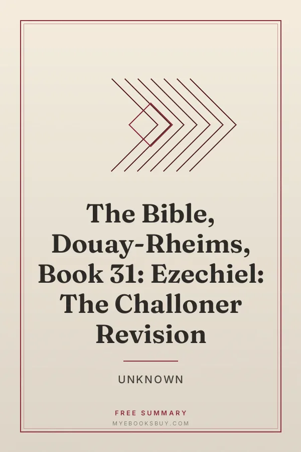 Cover of The Bible, Douay-Rheims, Book 31: Ezechiel: The Challoner Revision