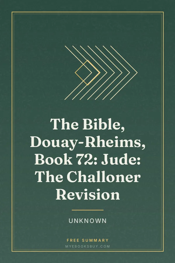 Cover of The Bible, Douay-Rheims, Book 72: Jude: The Challoner Revision