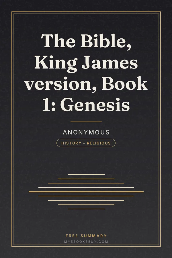Cover of The Bible, King James version, Book 1: Genesis