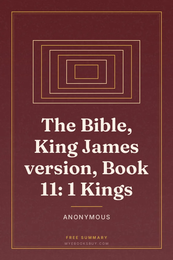 Cover of The Bible, King James version, Book 11: 1 Kings