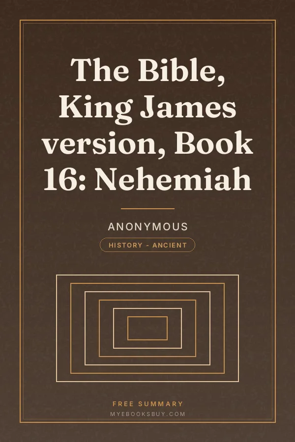 Cover of The Bible, King James version, Book 16: Nehemiah