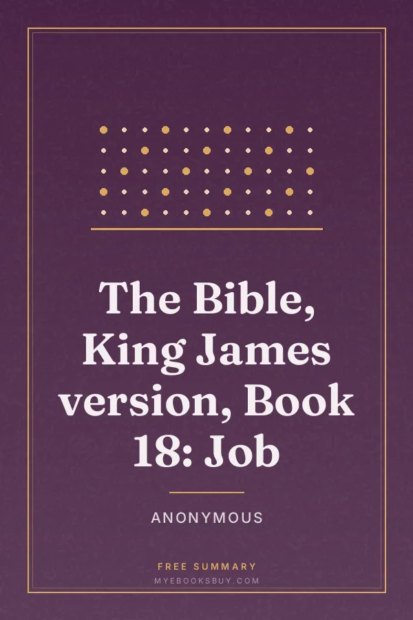 Cover of The Bible, King James version, Book 18: Job