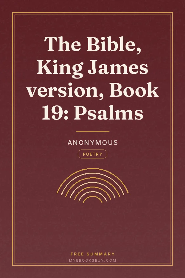 Cover of The Bible, King James version, Book 19: Psalms