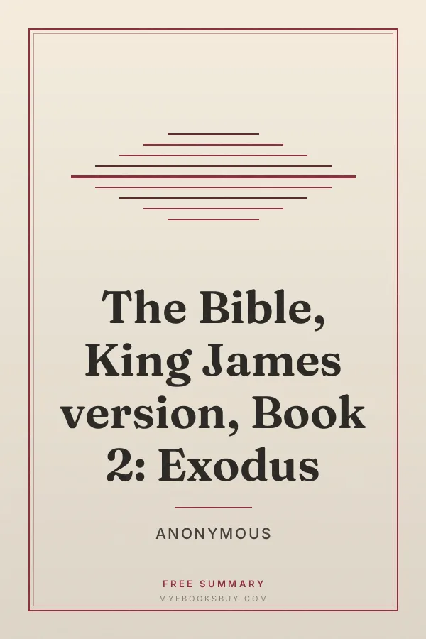 Cover of The Bible, King James version, Book 2: Exodus
