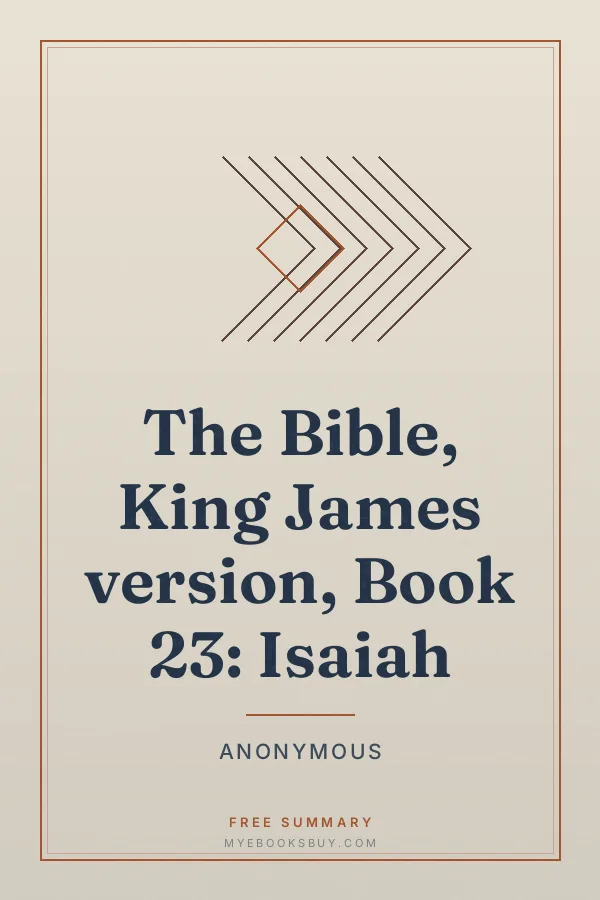Cover of The Bible, King James version, Book 23: Isaiah