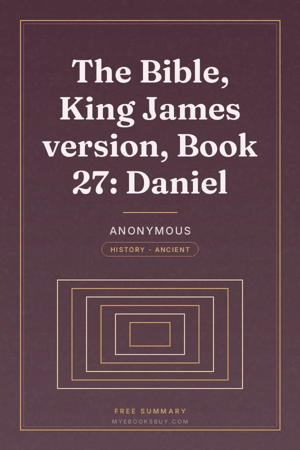 Cover of The Bible, King James version, Book 27: Daniel