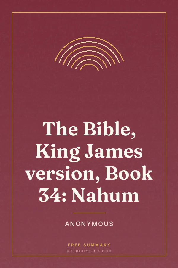 Cover of The Bible, King James version, Book 34: Nahum