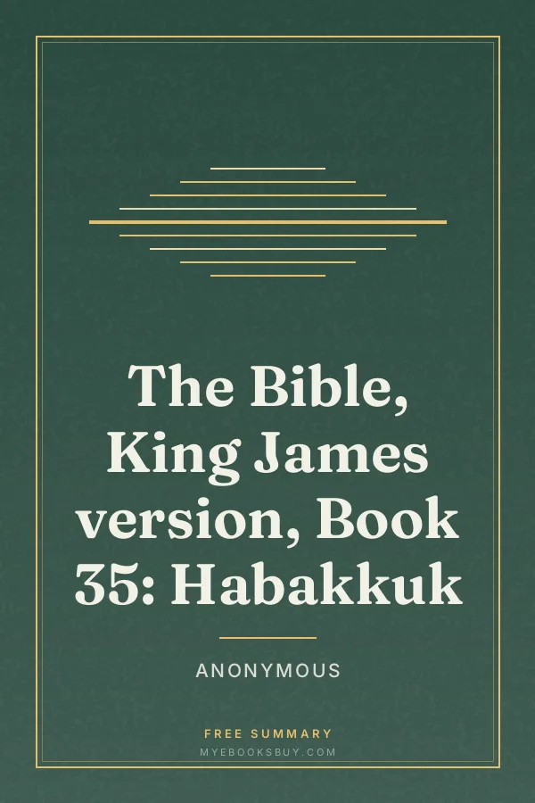Cover of The Bible, King James version, Book 35: Habakkuk
