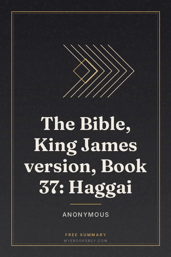 Cover of The Bible, King James version, Book 37: Haggai
