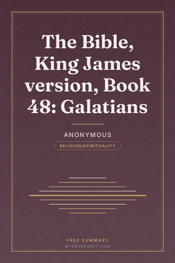 Cover of The Bible, King James version, Book 48: Galatians