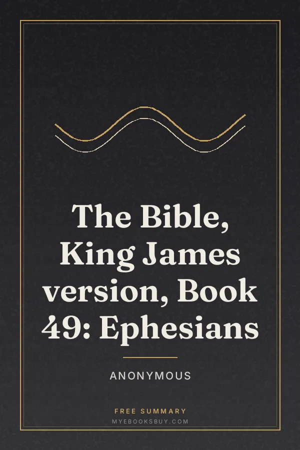 Cover of The Bible, King James version, Book 49: Ephesians