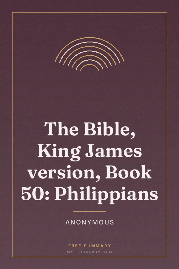Cover of The Bible, King James version, Book 50: Philippians