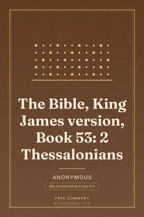 Cover of The Bible, King James version, Book 53: 2 Thessalonians