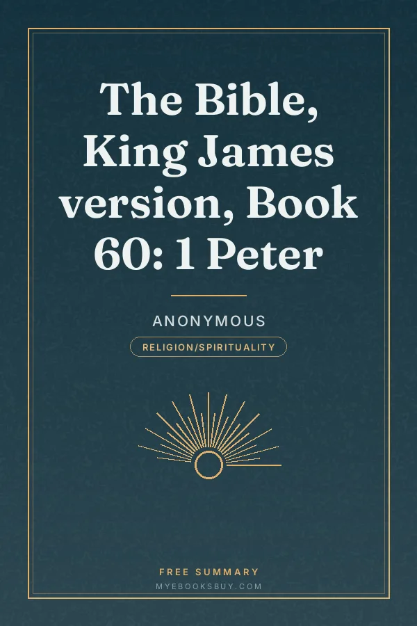 Cover of The Bible, King James version, Book 60: 1 Peter