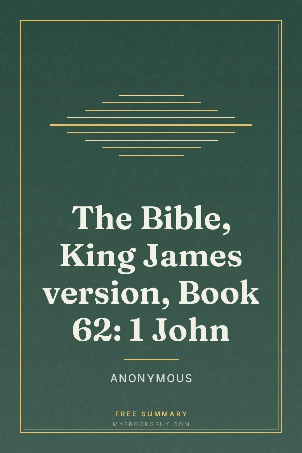 Cover of The Bible, King James version, Book 62: 1 John