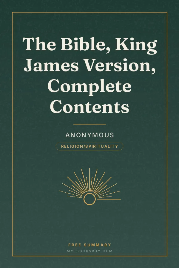 Cover of The Bible, King James Version, Complete Contents