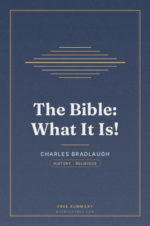 Cover of The Bible: What It Is!
