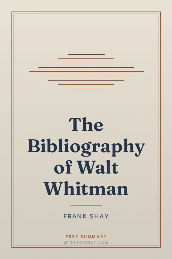 Cover of The Bibliography of Walt Whitman