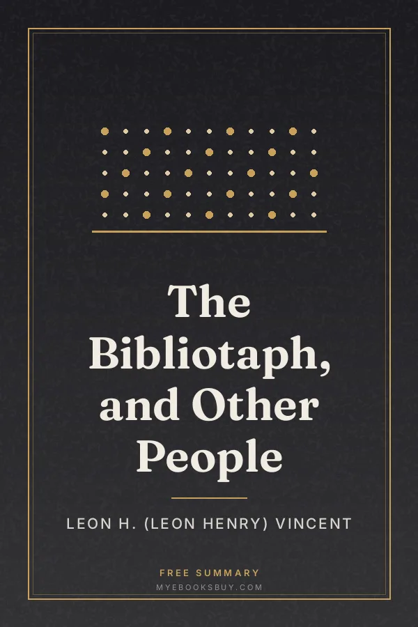 Cover of The Bibliotaph, and Other People