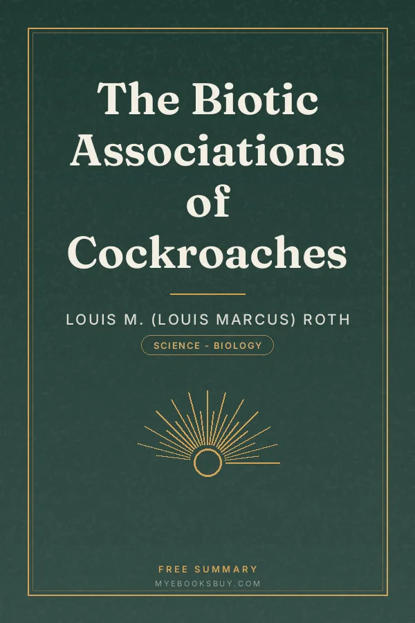 Cover of The Biotic Associations of Cockroaches