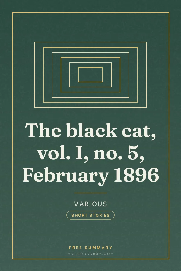 Cover of The black cat, vol. I, no. 5, February 1896