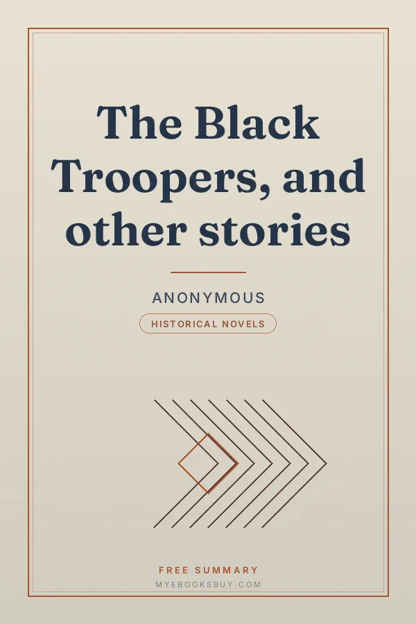 Cover of The Black Troopers, and other stories