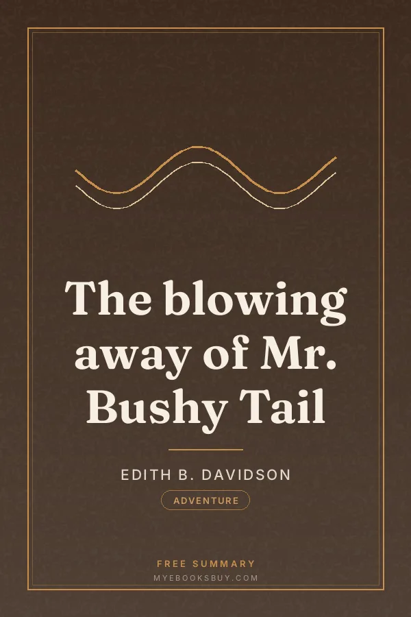 Cover of The blowing away of Mr. Bushy Tail