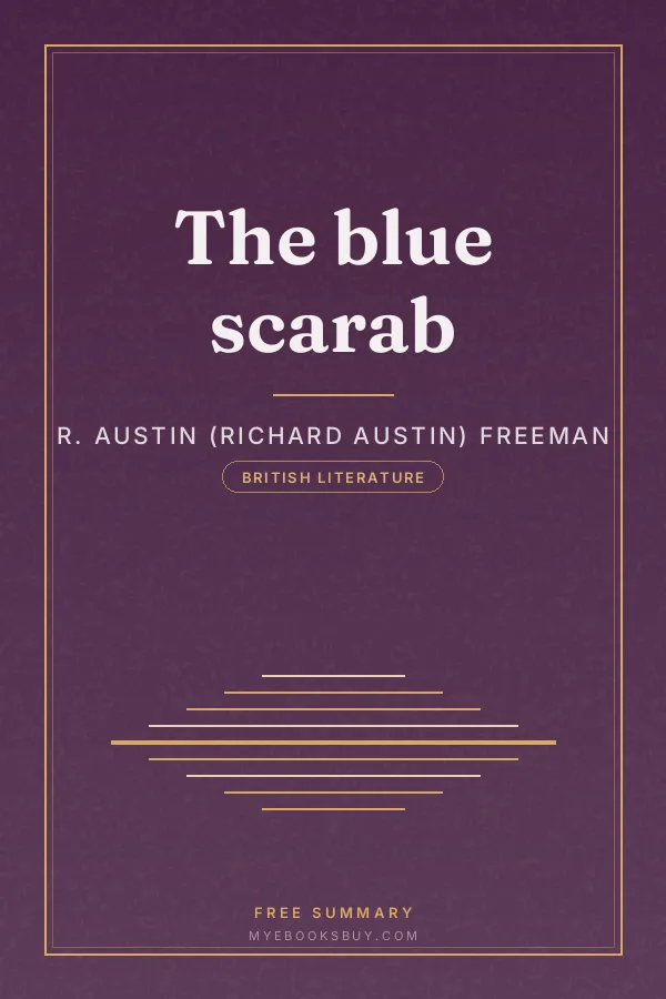 Cover of The blue scarab