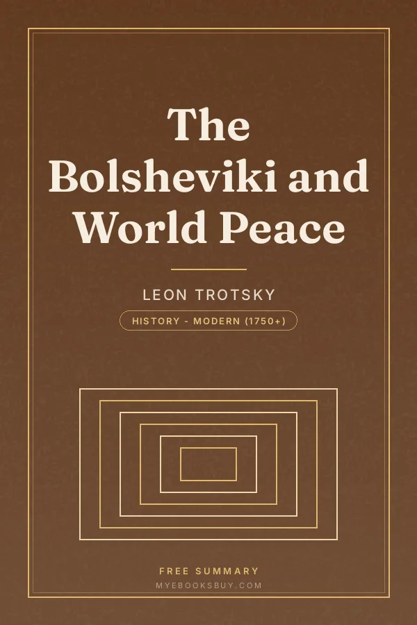 Cover of The Bolsheviki and World Peace