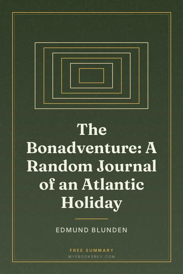 Cover of The Bonadventure: A Random Journal of an Atlantic Holiday