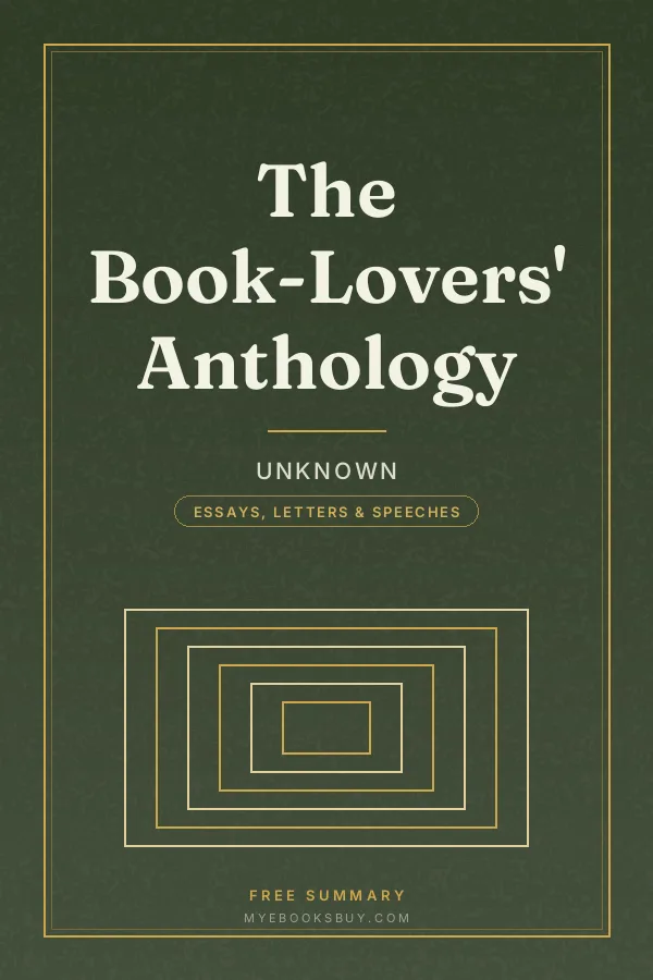 Cover of The Book-Lovers' Anthology
