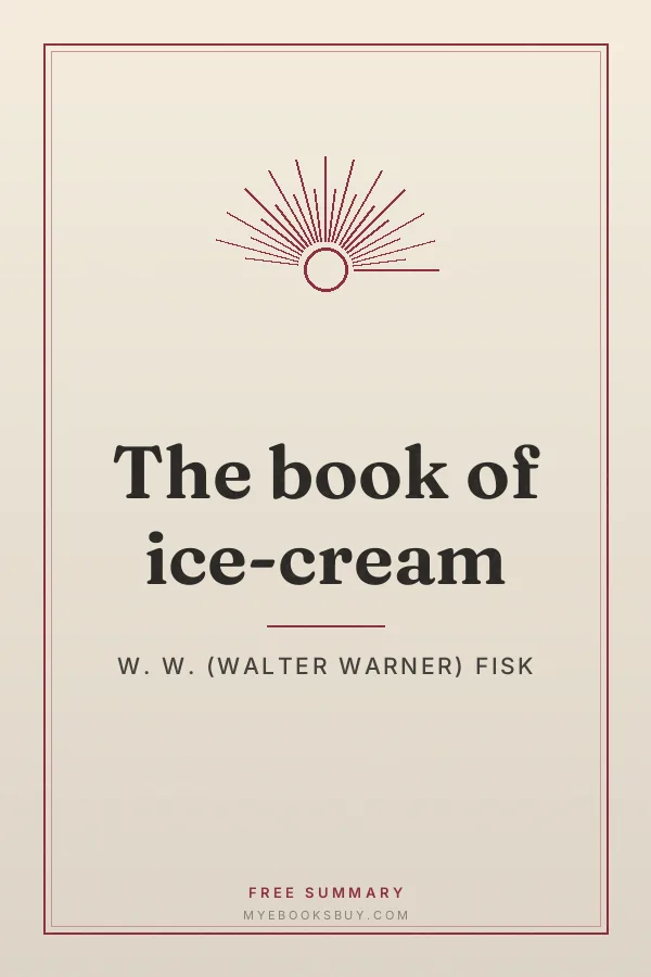 Cover of The book of ice-cream