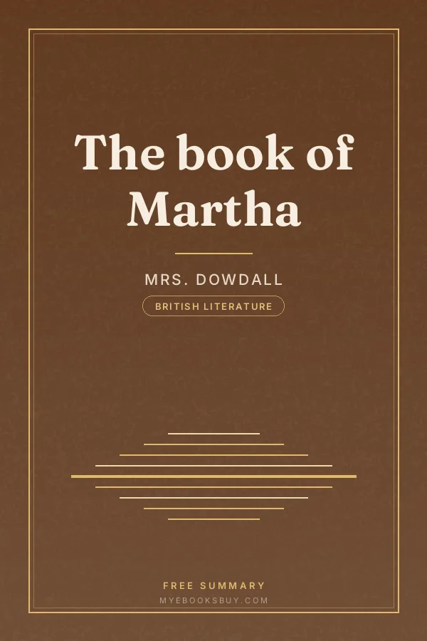 Cover of The book of Martha