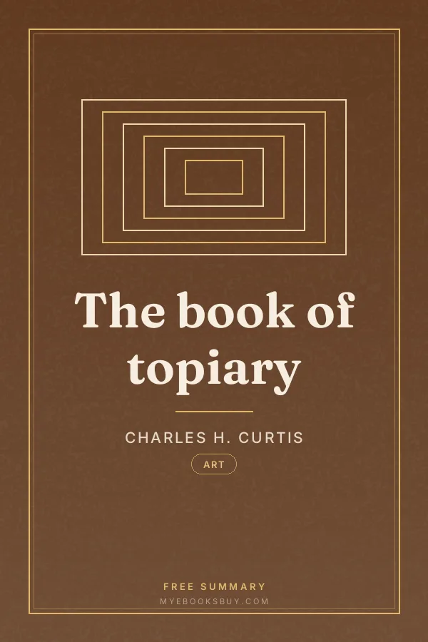 Cover of The book of topiary