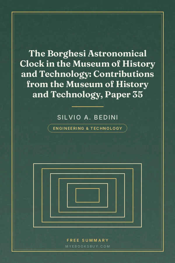 Cover of The Borghesi Astronomical Clock in the Museum of History and Technology: Contributions from the Museum of History and Technology, Paper 35
