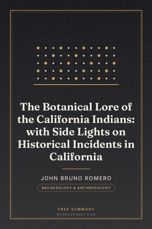 Cover of The Botanical Lore of the California Indians: with Side Lights on Historical Incidents in California