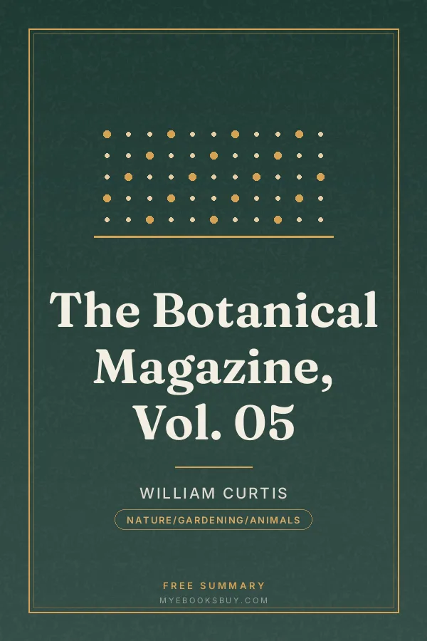 Cover of The Botanical Magazine, Vol. 05