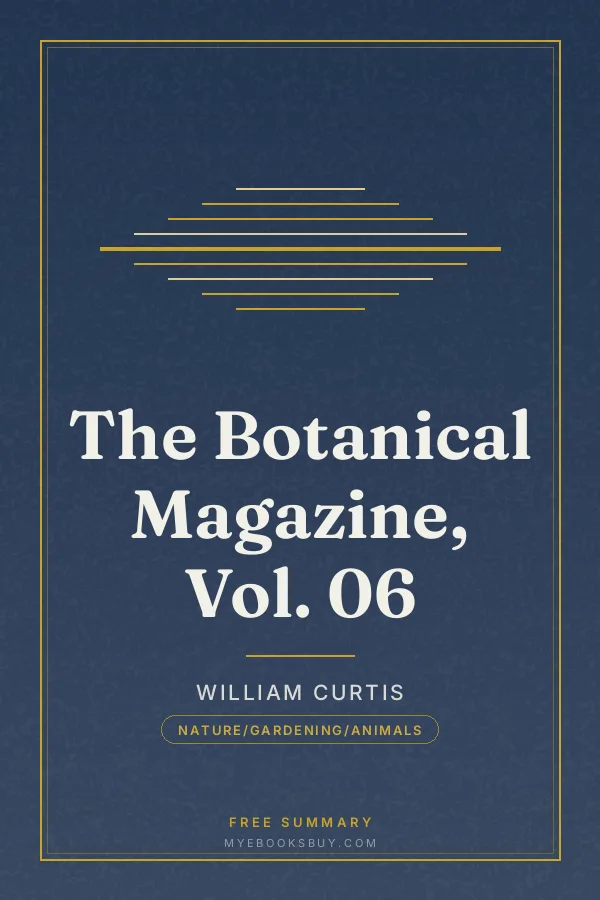Cover of The Botanical Magazine, Vol. 06