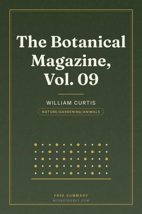 Cover of The Botanical Magazine, Vol. 09