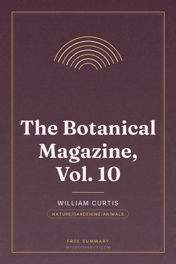 Cover of The Botanical Magazine, Vol. 10