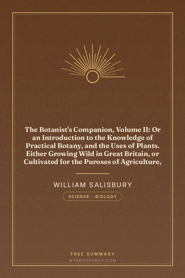 Cover of The Botanist's Companion, Volume II: Or an Introduction to the Knowledge of Practical Botany, and the Uses of Plants. Either Growing Wild in Great Britain, or Cultivated for the Puroses of Agriculture, Medicine, Rural Oeconomy, or the Arts