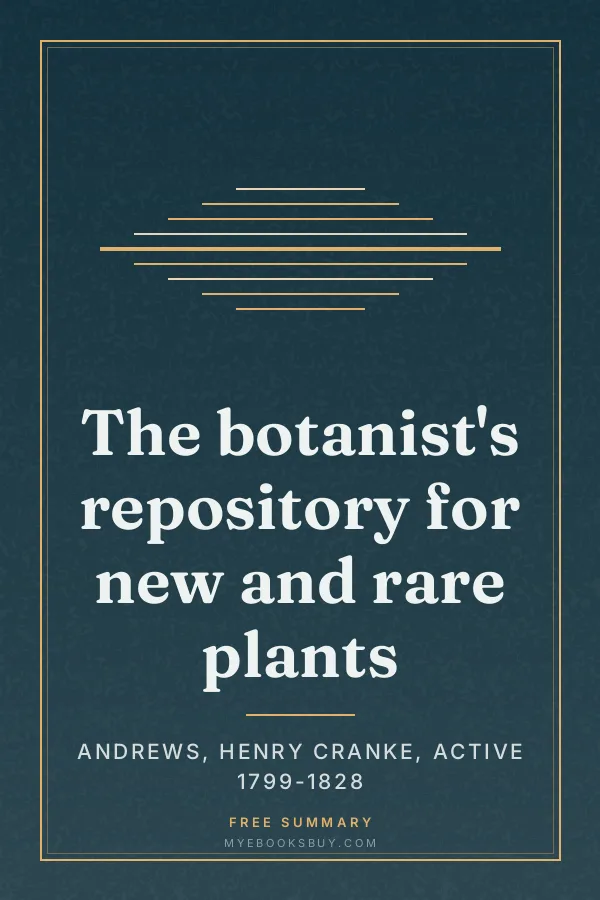 Cover of The botanist's repository for new and rare plants