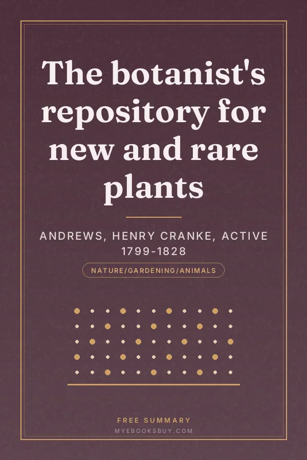 Cover of The botanist's repository for new and rare plants