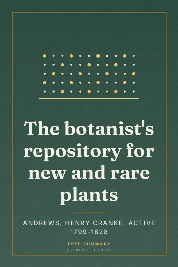 Cover of The botanist's repository for new and rare plants