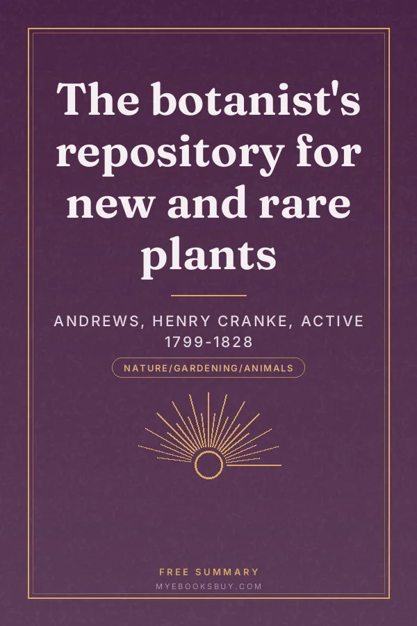Cover of The botanist's repository for new and rare plants