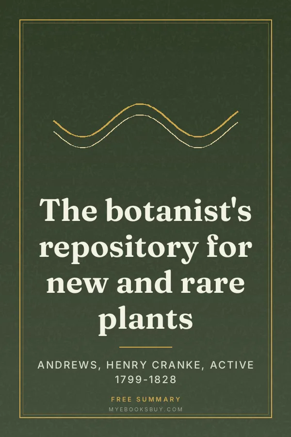 Cover of The botanist's repository for new and rare plants