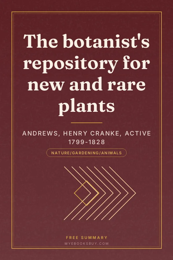Cover of The botanist's repository for new and rare plants